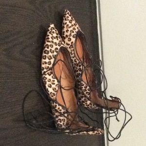 Zara Leopard print flats